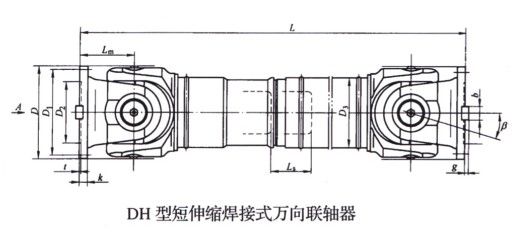 DH型短伸縮焊接式萬向综合好色